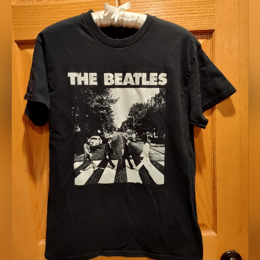 Hybrid Apparel The Beatles Black Abbey Road Tee
